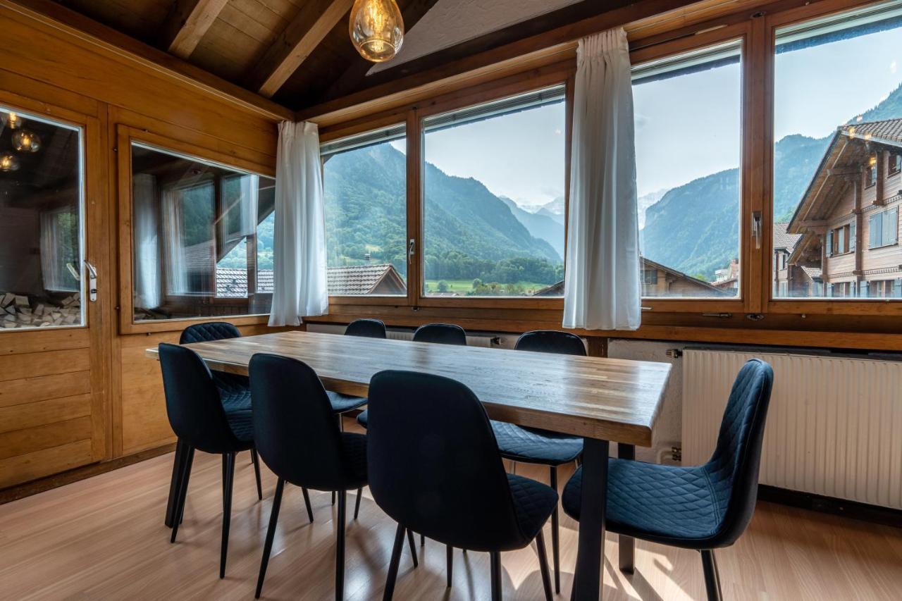 Jungfrau-View Apartment, Terrace & Free Parking Wilderswil Exteriör bild